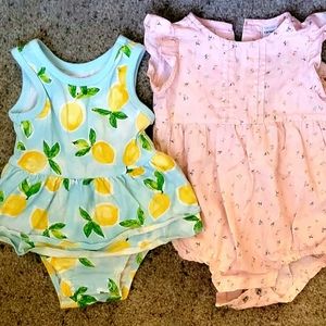 Baby Girl Onesie Rompers Size 12 Months